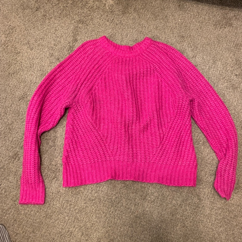 Hot pink sweater